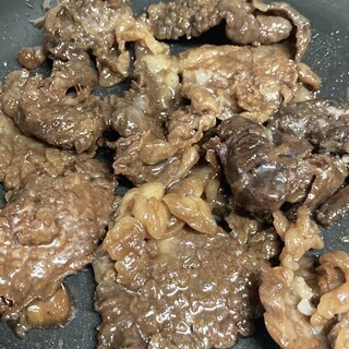 牛肉こってりしぐれ煮込み